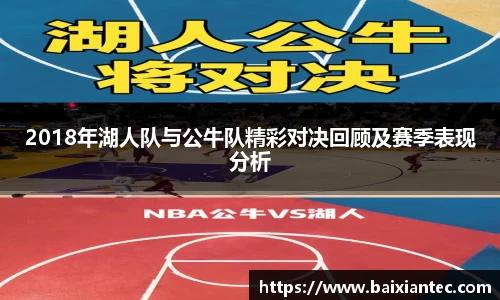 2018年湖人队与公牛队精彩对决回顾及赛季表现分析
