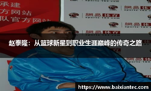 赵泰隆：从篮球新星到职业生涯巅峰的传奇之路